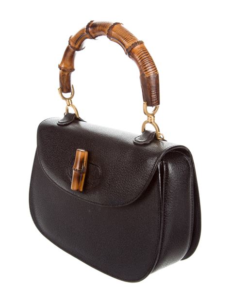 vintage gucci bag with bamboo handle|gucci bamboo bag harper's.